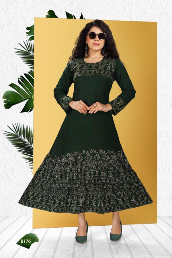 Riyaa Paridhi Rayon Ethnic Wear Anarkali Kurti Collection